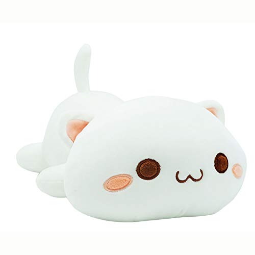 Plush cat pillow