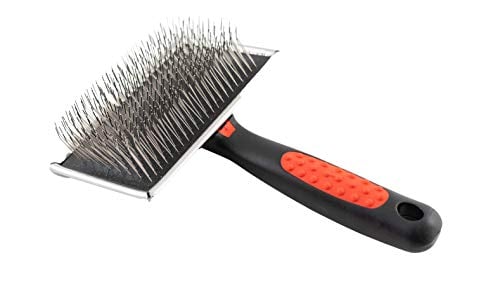 Paw Brothers Extra Long Pin Flat Slicker Brush