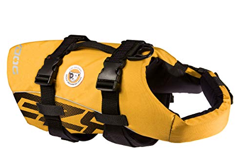 Balacoo Dog Life Jacket Adjustable Ripstop Pet Preserver Lifesaver Doggy Flotation Device with Superior Buoyancy and Rescue Handle 