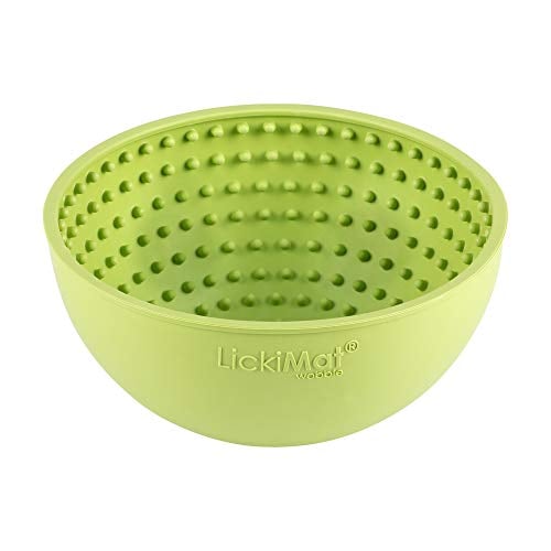 Bowl-style lick mat for dogs