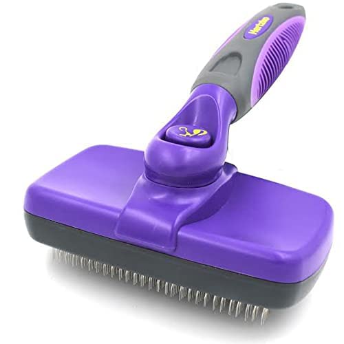 HERTZKO Self-Cleaning Slicker Dematting Brush