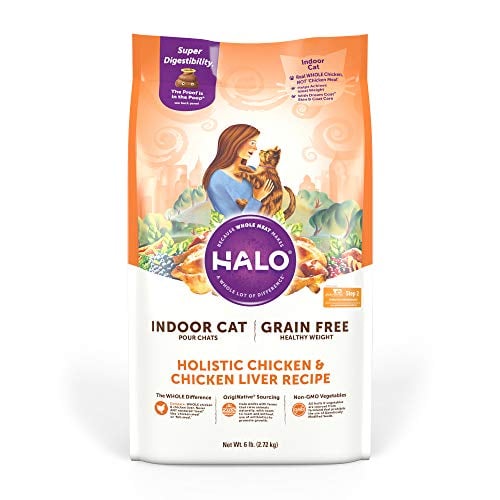 Halo Chicken & Chicken Liver Dry Indoor Cat Food