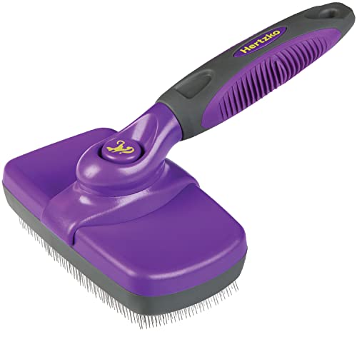 Hertzko Self-Cleaning Slicker Dematting Brush