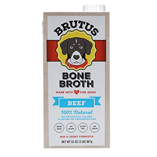 Carton of Brutus Bone Broth in beef flavor