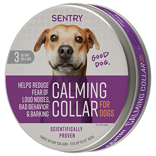Sentry lavendar and chamomile dog calming collar