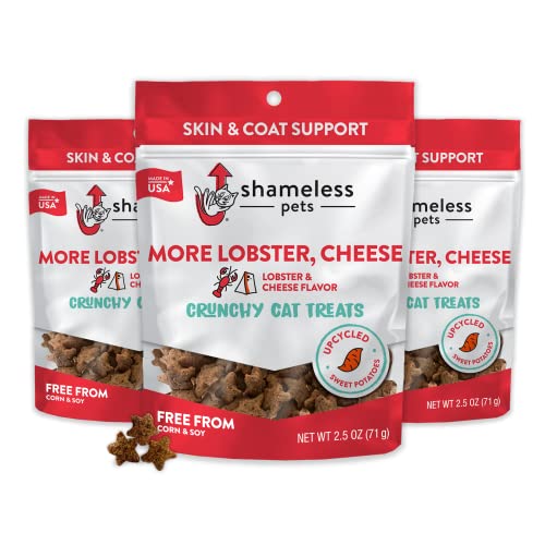 Lobster and cheese crunchy cat treats