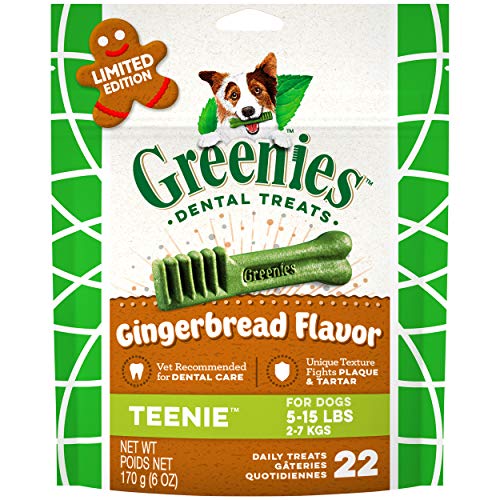 GREENIES Holiday Gingerbread Flavor Dental Treats