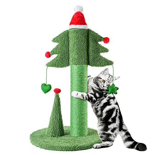 Cat scratching rope christmas tree cat toy