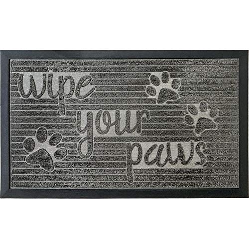Wipe your paws dog doormat