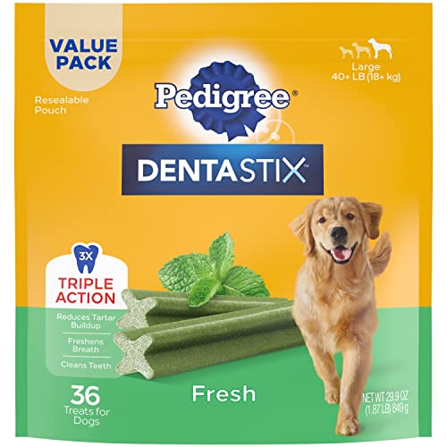 Pedgree Dentastix help fix bad dog breath