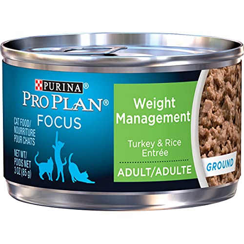 purina pro plan weight management canned wet food for cats