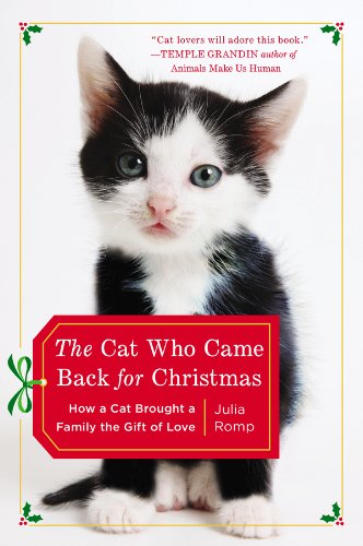 Book featuring kitten: "The Cat Who Came Back for Christmas"