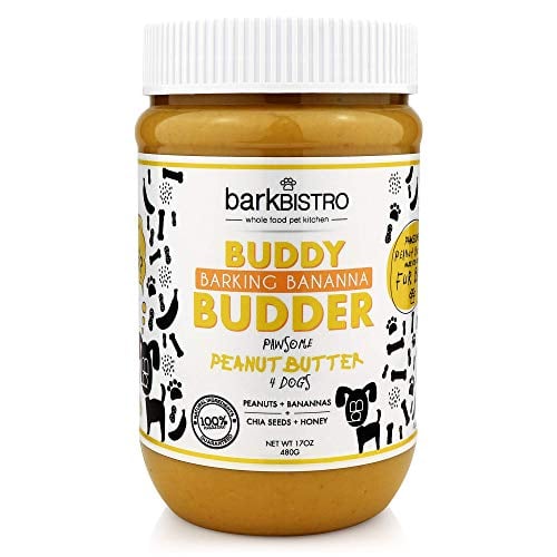 Buddy Budder for dogs in banana flavor