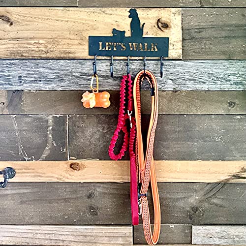 "Let's Walk" leash hook, handy gift for dog owners