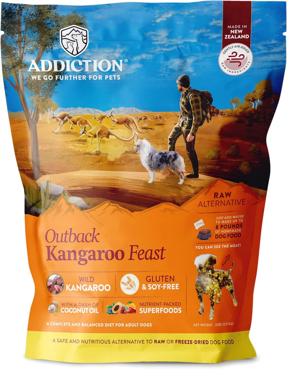 addiction kangaroo recipe dehydrated dog food