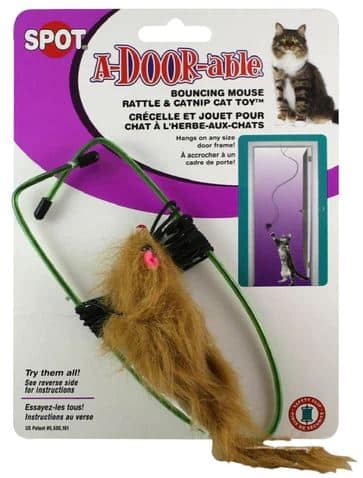 Bouncing mouse cat toys