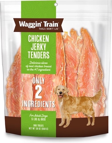 High-value and grain-free chicken jerky tenders for dogs