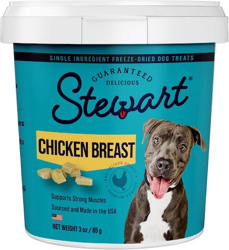 Stewart freeze-dried and grain-free dog treats