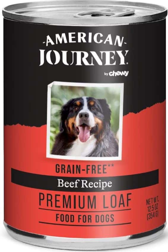 american journey beef recipe canned dog food