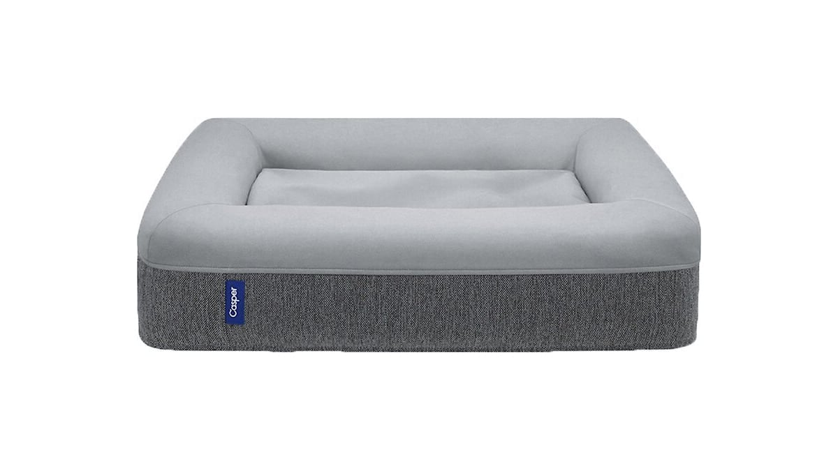 gray casper dog bed