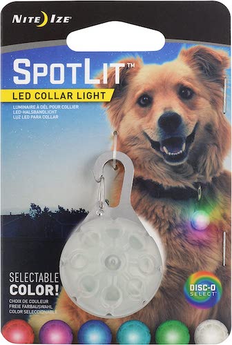 Package of detachable dog collar light.