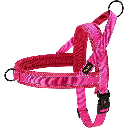 pink mesh and padded Didog no-escape harness