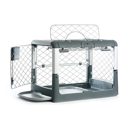 Gray cage for dogs Diggs