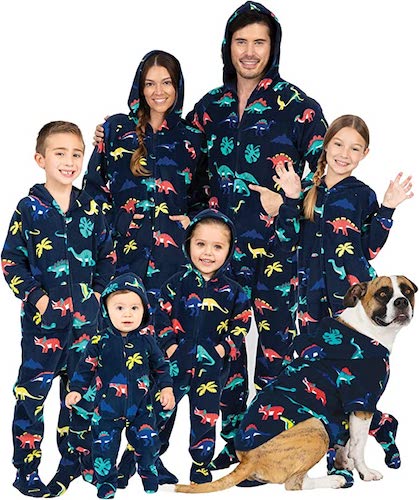 Footed Pajamas Family Matching Hoodie Onesies