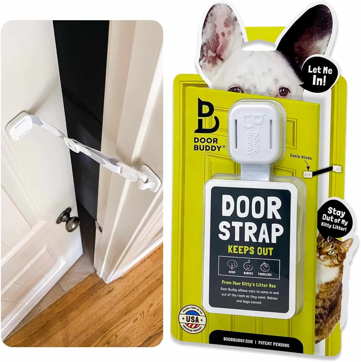 door buddy latch door strap