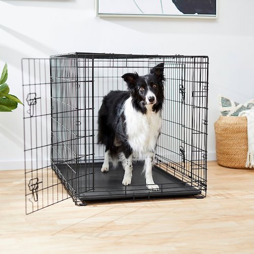 Frisco Fold and Carry Double Door Dog Crate