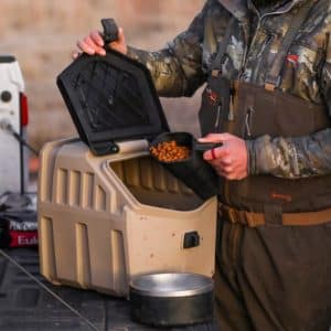 heavy-duty pet food storage container