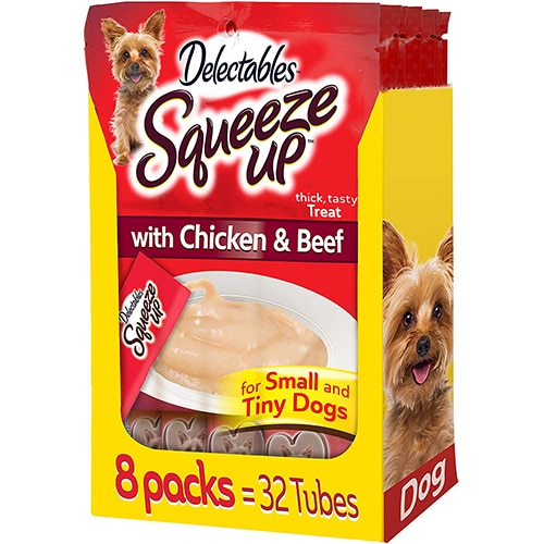 box of Hartz spreadable dog treats