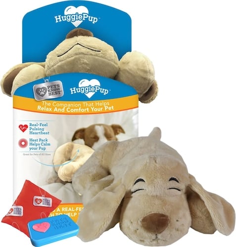 SmartPetLove Original Snuggle Puppy Heartbeat Stuffed Toy for Dogs. Pet  Anxiety Relief and Calming Aid, Comfort Toy for Behavioral Training in  Brown.