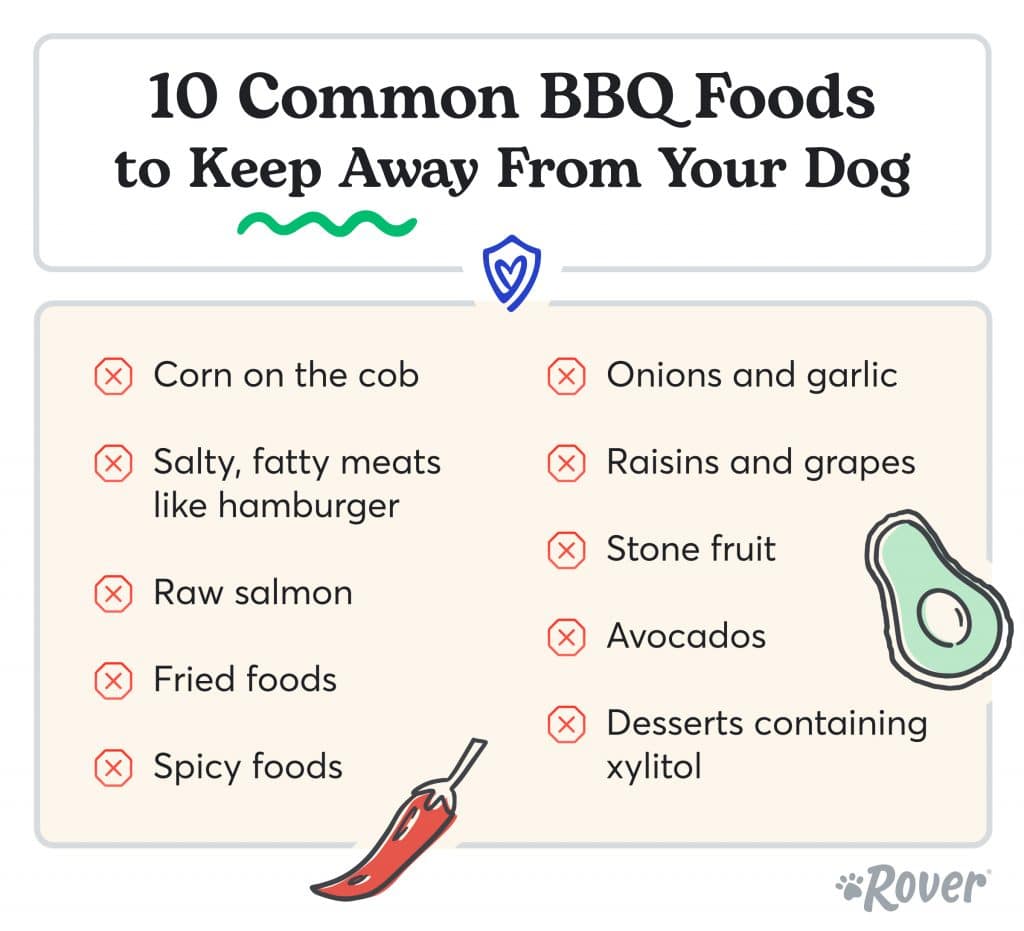 10 Common BBQ Foods to Keep Away From Your Dog Infographic