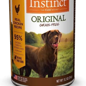 Instinct chicken recipe canned dog food