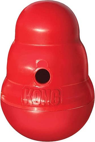 KONG Wobbler toy in red