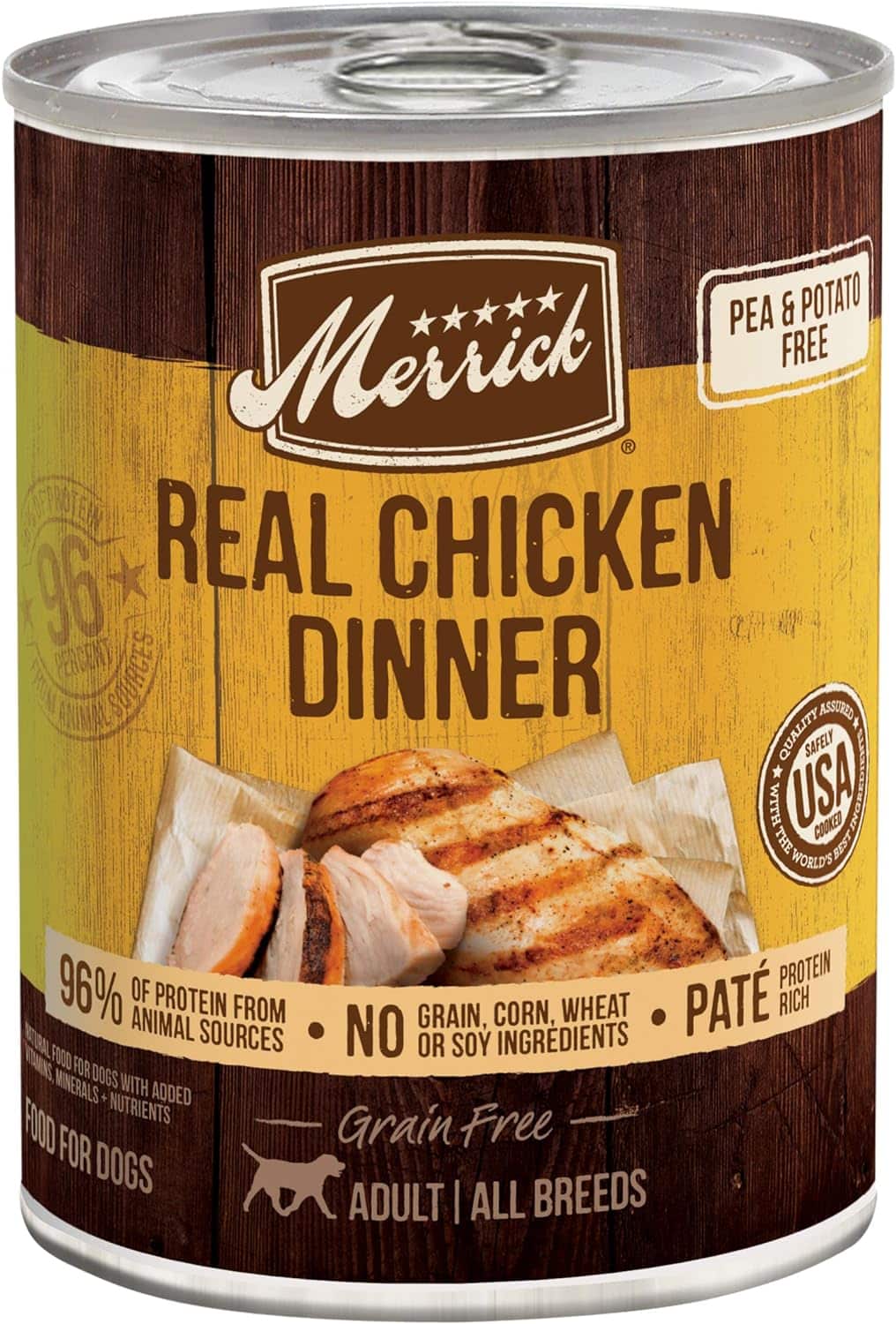 Merrick chicken dinner wet dog food