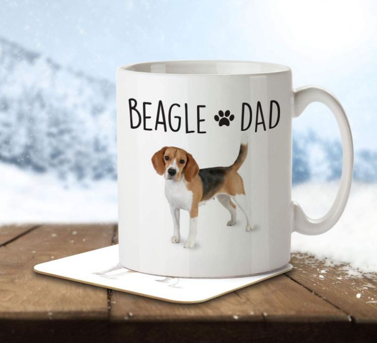 beagle gift dad mug