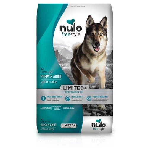 Bag of Nulo dry puppy food