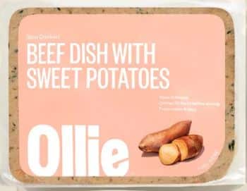 ollie fresh beef recipe dog food