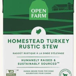 open farm wet dog food in carton