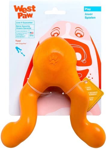 Orange dog toy