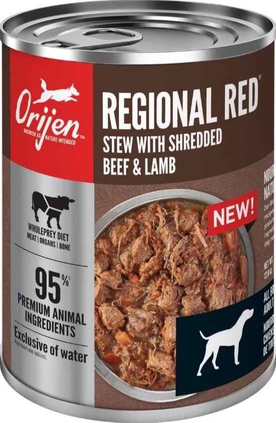 orijen regional red wet dog food