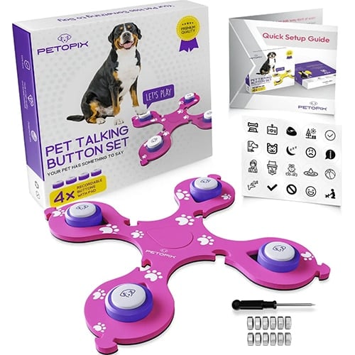 Petopix kit in pink and purple