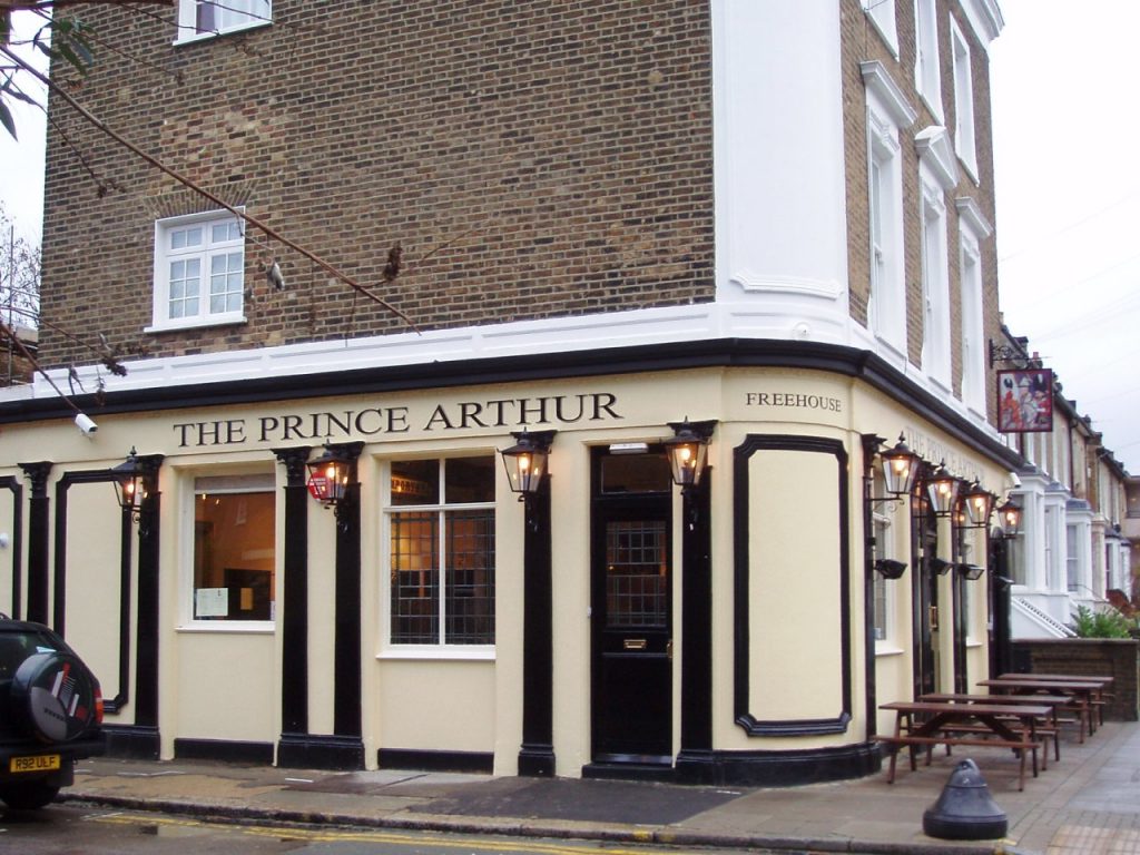 Prince Arthur pub, London
