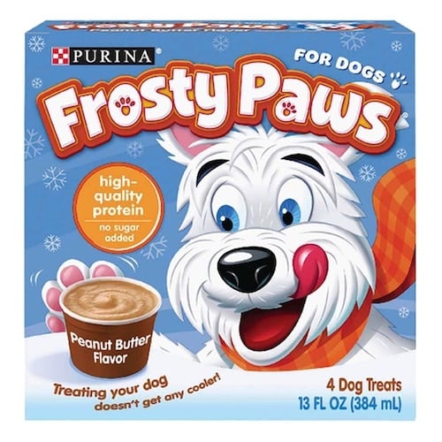 Box of Purina Frosty Paws treats