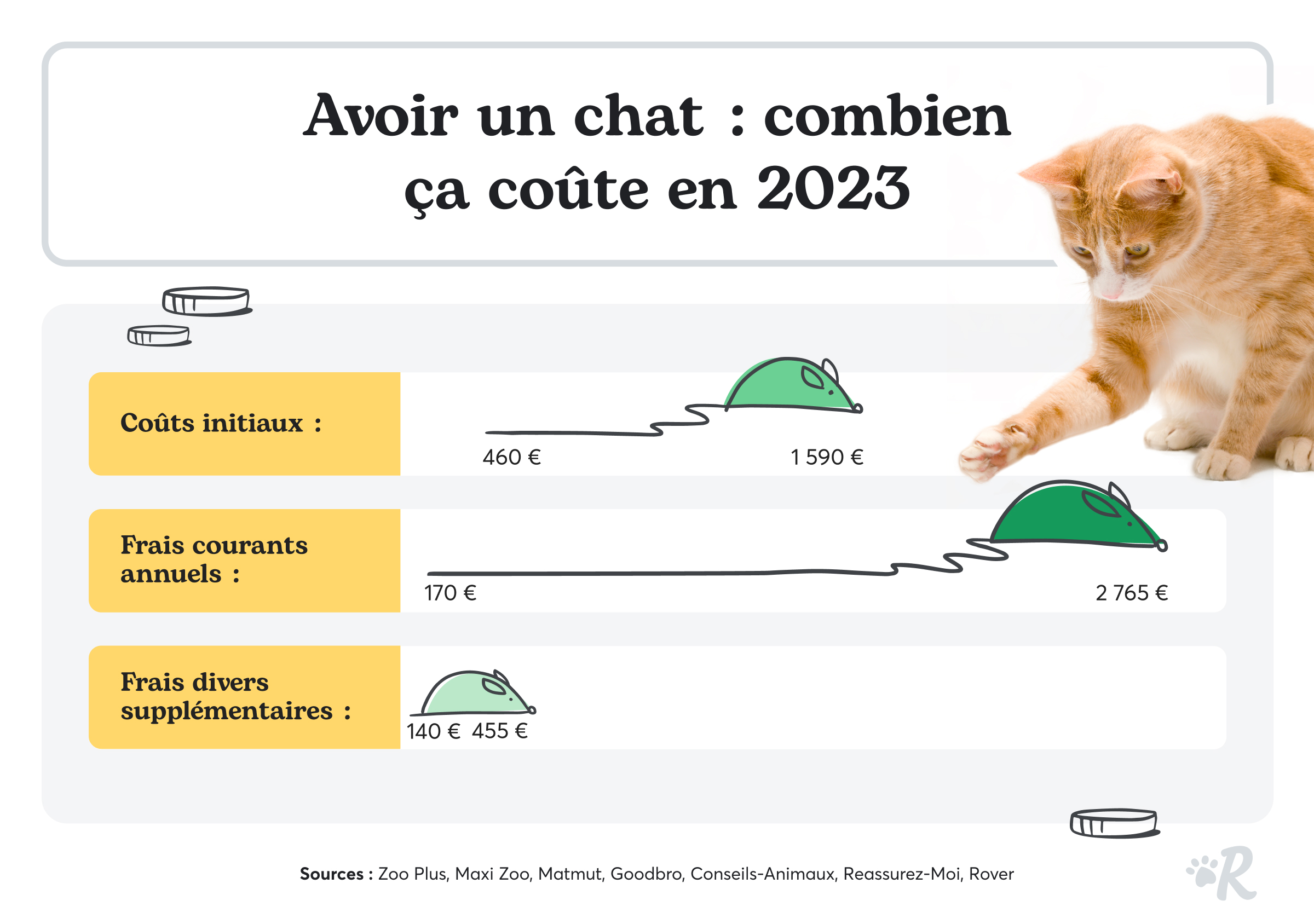 Le coût d’être propriétaire de chat 2023