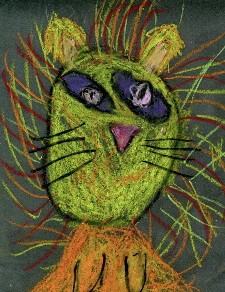 a cat drawing by Penny