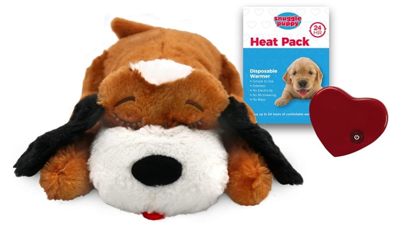 SmartPetLove snuggle puppy plush toy with heartbeat gadget and heat pack 