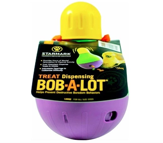 Starmark Bob-a-Lot treat-dispensing toy